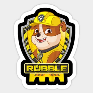 Kids Rubble Cute Cartoon Sticker